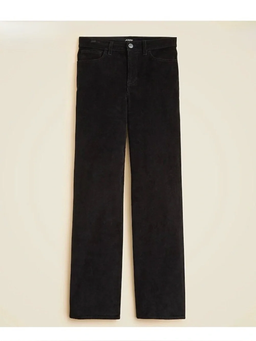 NWT J. Crew Tall Slim-wide Pant Corduroy Black
